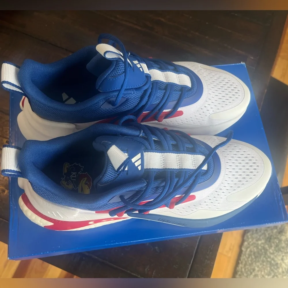 adidas Kansas Jayhawks Alpha Boost Shoes sneakers - Picture 3 of 5